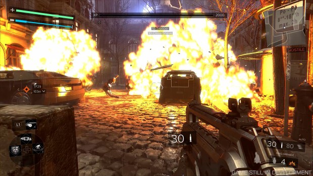 Die rasiermesserscharfen Nanoblade-Klingen lassen sich erstmals abfeuern und sp&auml;ter sogar mit Sprengstoff best&uuml;cken. (Bild: Square Enix)